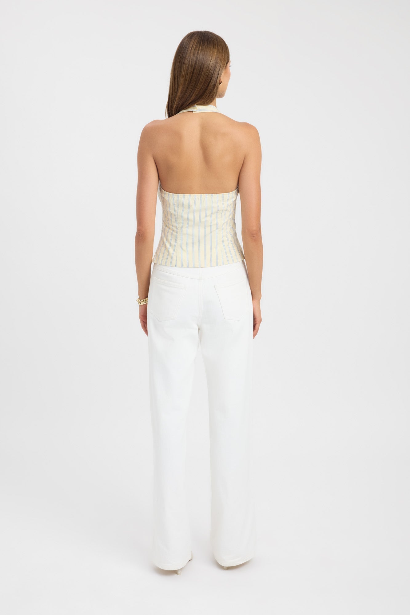 Freddy Stripe Halter Top